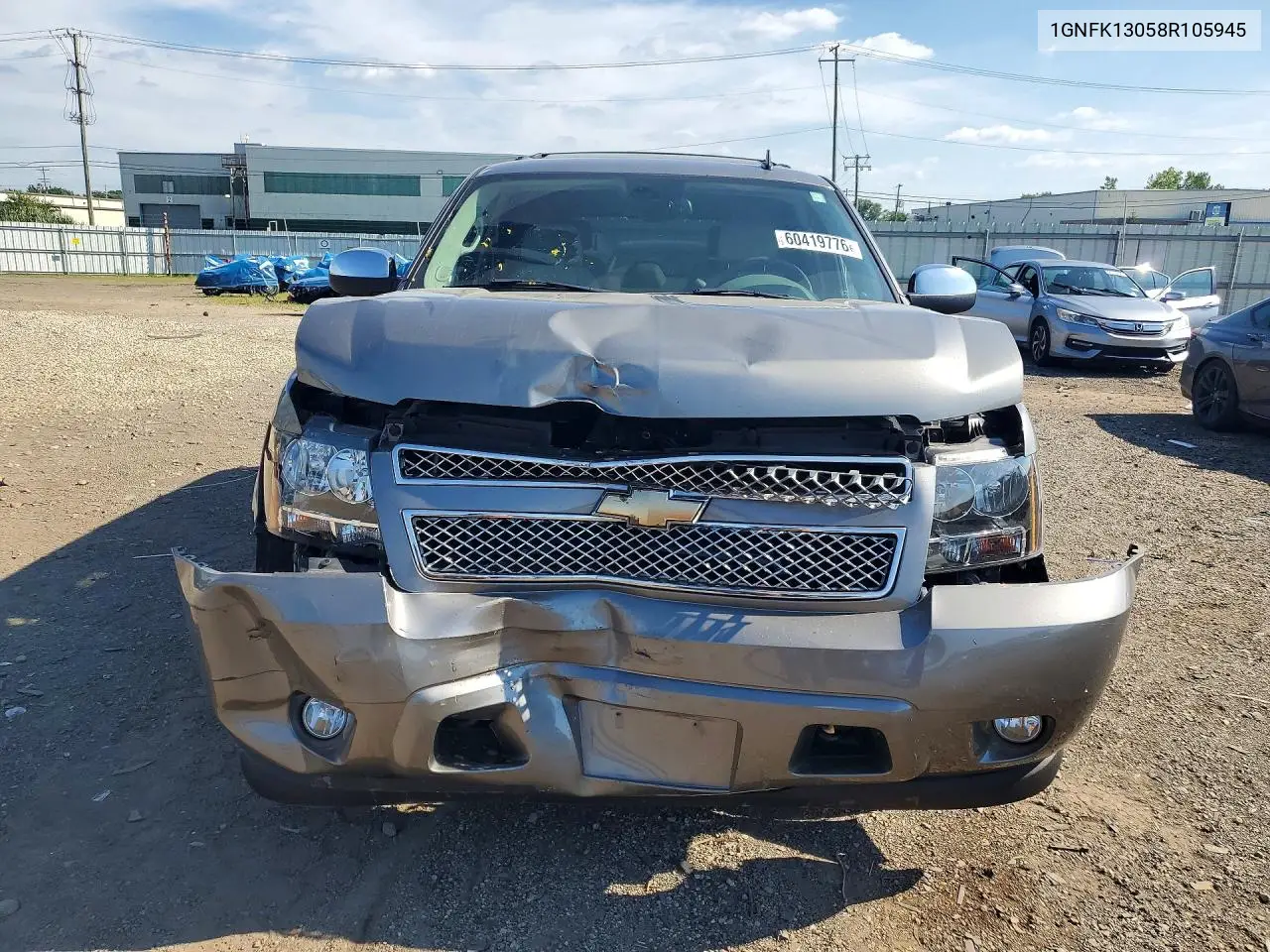 2008 Chevrolet Tahoe K1500 VIN: 1GNFK13058R105945 Lot: 60419776