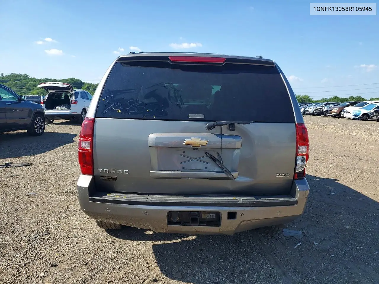2008 Chevrolet Tahoe K1500 VIN: 1GNFK13058R105945 Lot: 60419776