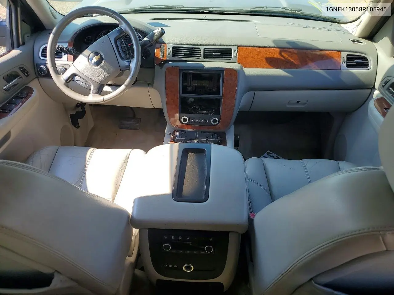 2008 Chevrolet Tahoe K1500 VIN: 1GNFK13058R105945 Lot: 60419776