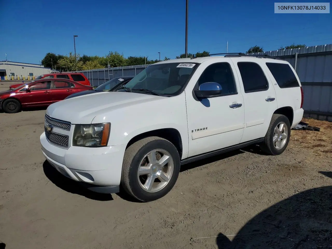 2008 Chevrolet Tahoe Ls VIN: 1GNFK13078J140338 Lot: 60460236