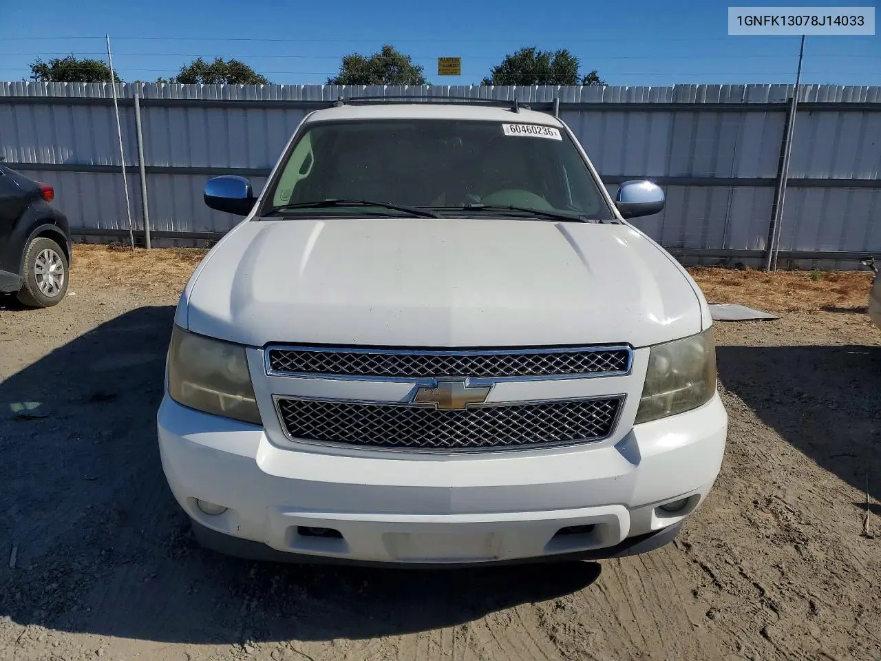 2008 Chevrolet Tahoe Ls VIN: 1GNFK13078J140338 Lot: 60460236