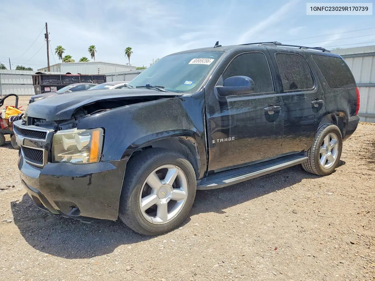 2009 Chevrolet Tahoe C1500 Lt VIN: 1GNFC23029R170739 Lot: 60669286