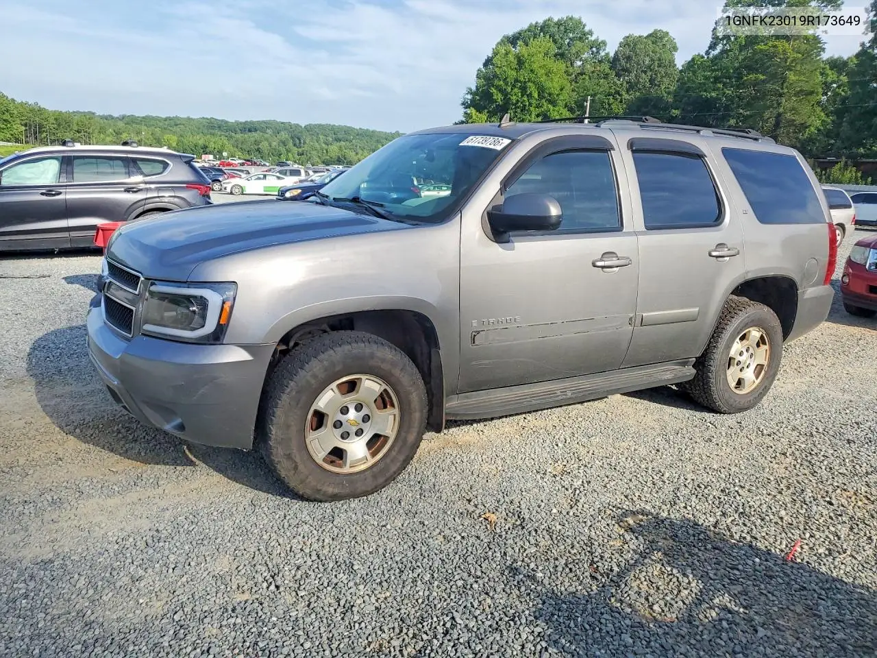 2009 Chevrolet Tahoe K1500 Lt VIN: 1GNFK23019R173649 Lot: 61739786