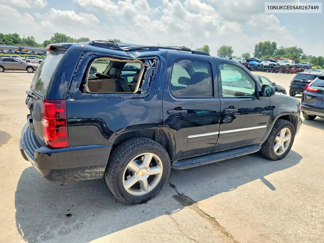 2010 Chevrolet Tahoe K1500 Ltz VIN: 1GNUKCE05AR267449 Lot: 61562036