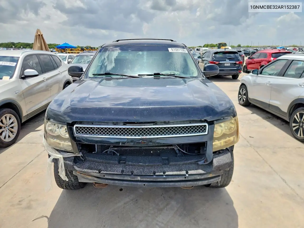 2010 Chevrolet Tahoe C1500 Lt VIN: 1GNMCBE32AR152387 Lot: 61591136