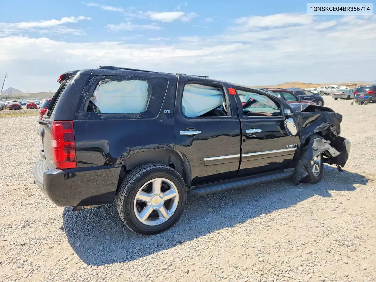 2011 Chevrolet Tahoe K1500 Ltz VIN: 1GNSKCE04BR356714 Lot: 61089916