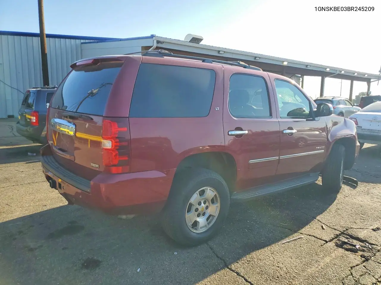 2011 Chevrolet Tahoe K1500 Lt VIN: 1GNSKBE03BR245209 Lot: 61420726
