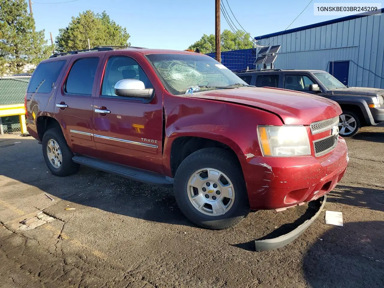 2011 Chevrolet Tahoe K1500 Lt VIN: 1GNSKBE03BR245209 Lot: 61420726