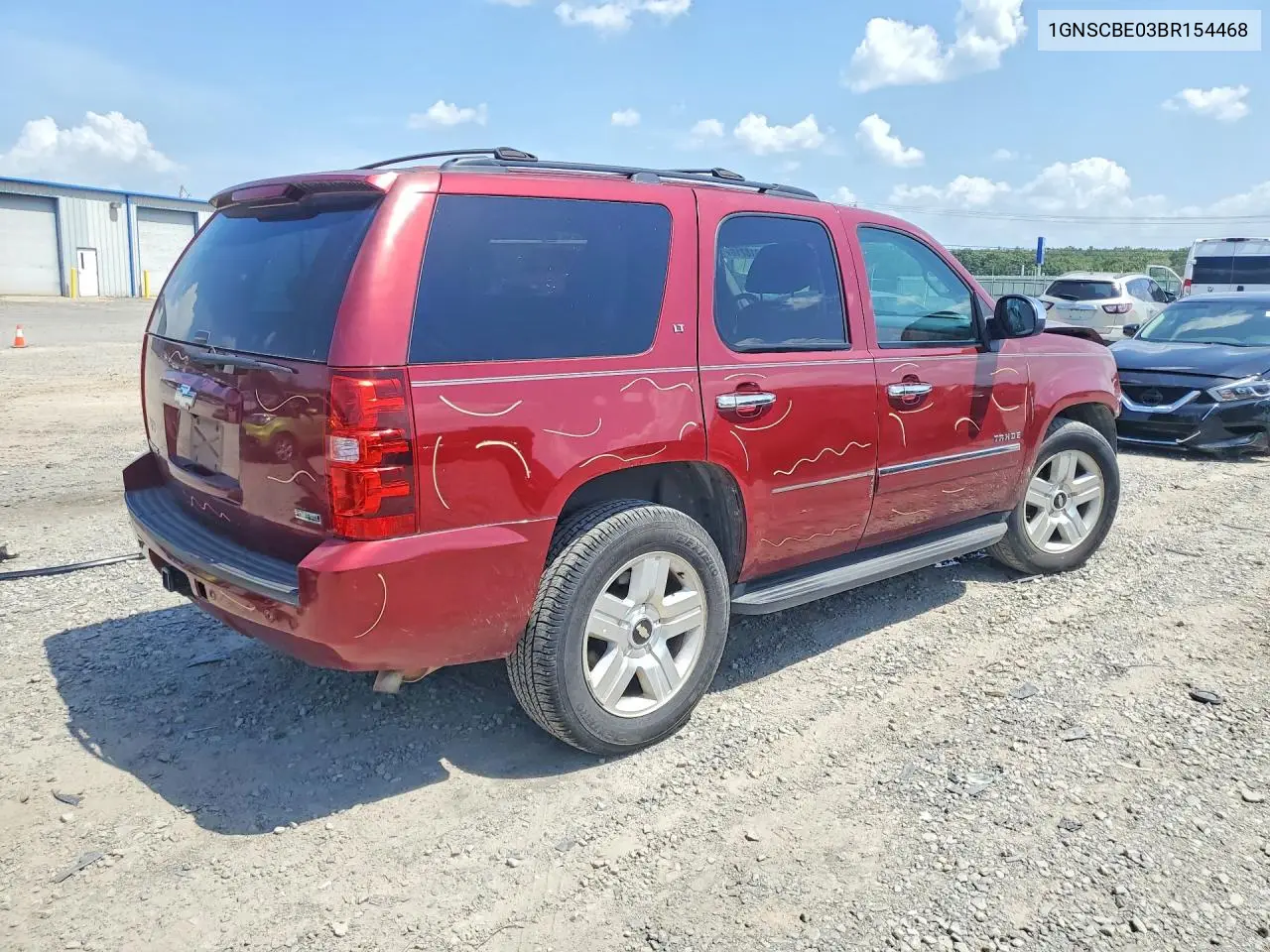 2011 Chevrolet Tahoe C1500 Lt VIN: 1GNSCBE03BR154468 Lot: 61918716