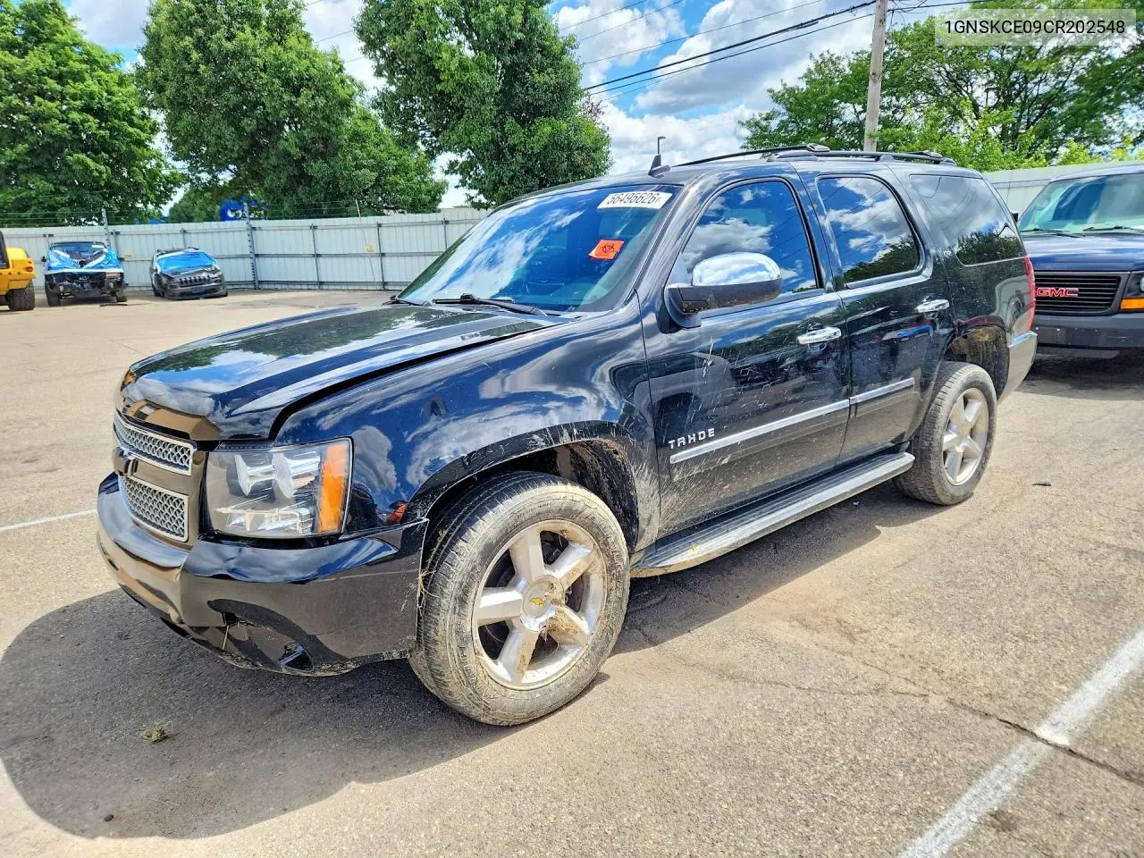 2012 Chevrolet Tahoe K1500 Ltz VIN: 1GNSKCE09CR202548 Lot: 56495626
