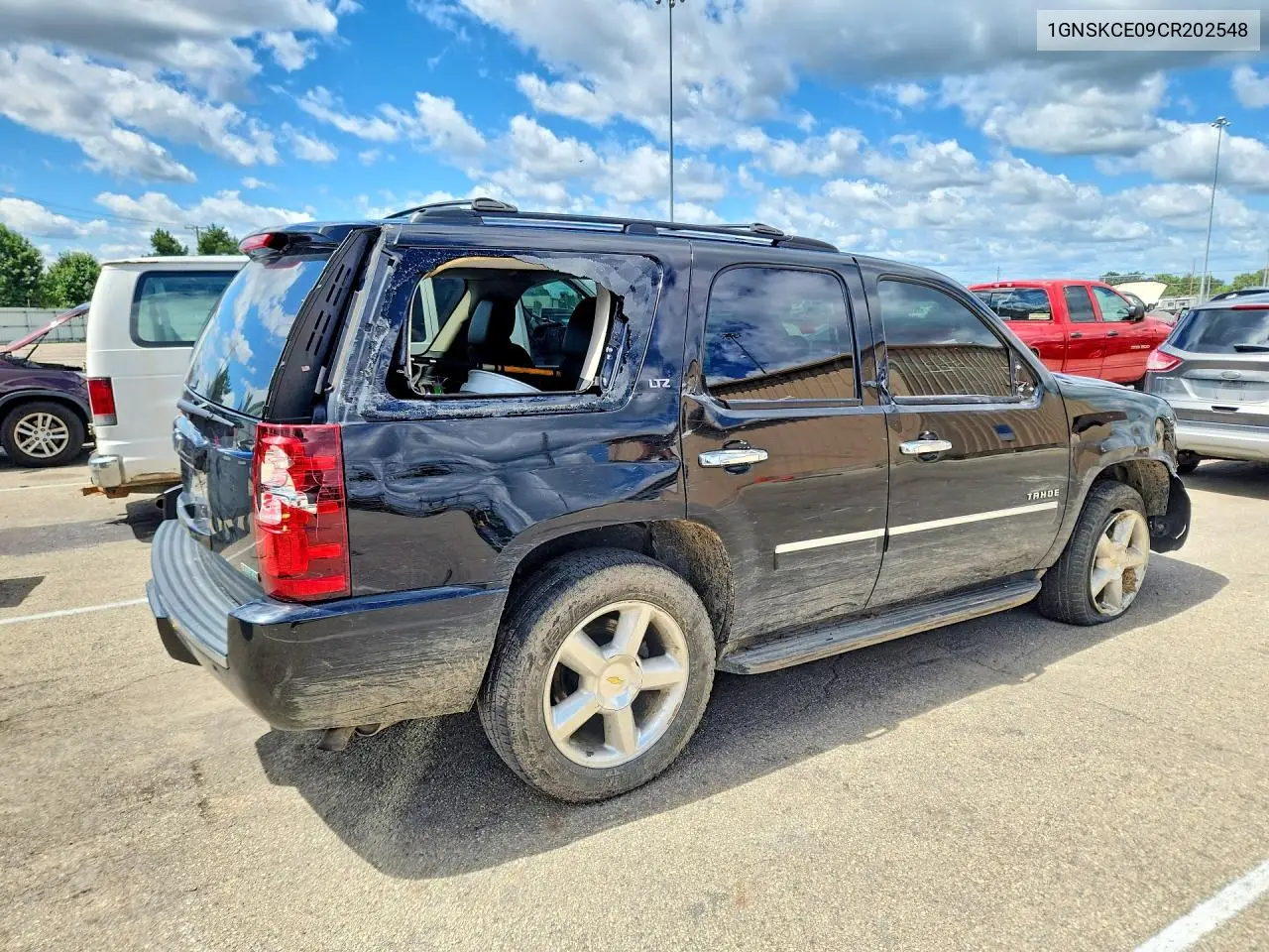 2012 Chevrolet Tahoe K1500 Ltz VIN: 1GNSKCE09CR202548 Lot: 56495626