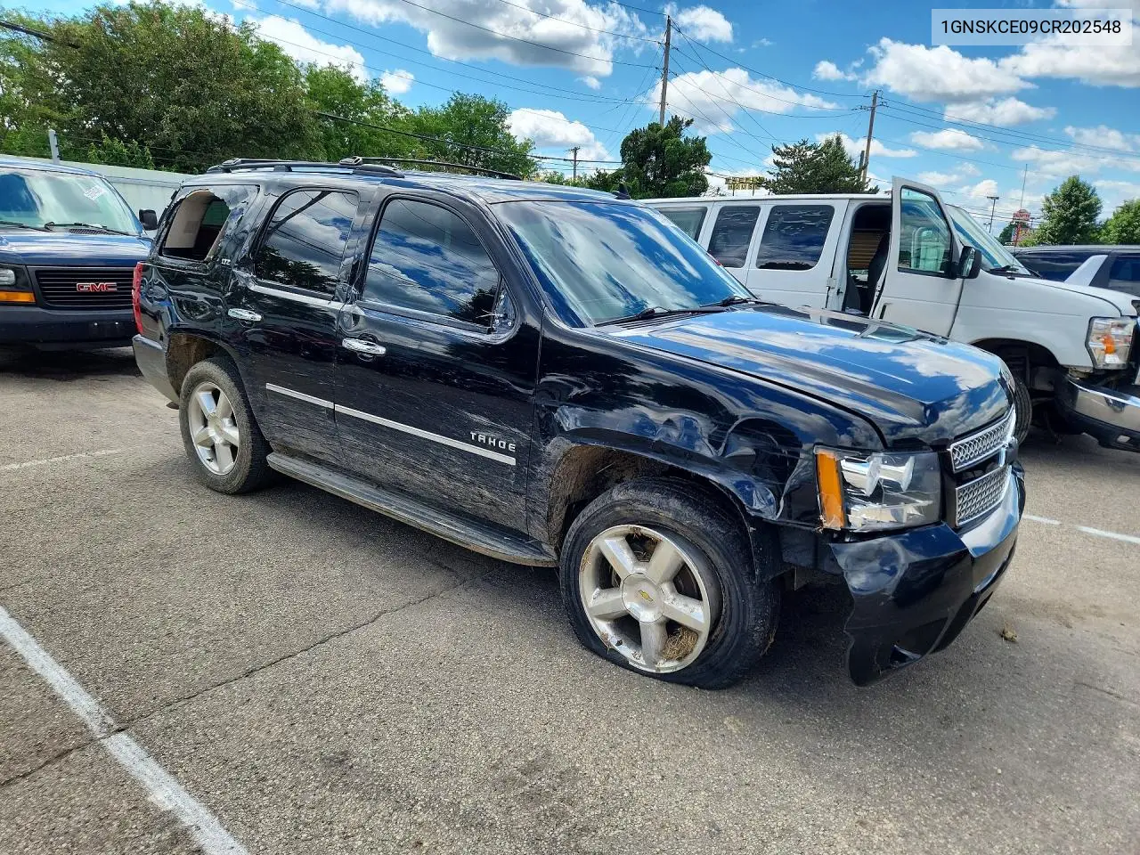 2012 Chevrolet Tahoe K1500 Ltz VIN: 1GNSKCE09CR202548 Lot: 56495626