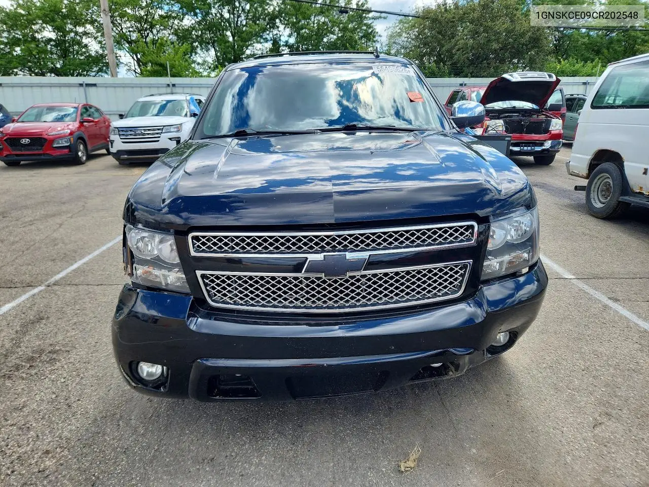 2012 Chevrolet Tahoe K1500 Ltz VIN: 1GNSKCE09CR202548 Lot: 56495626