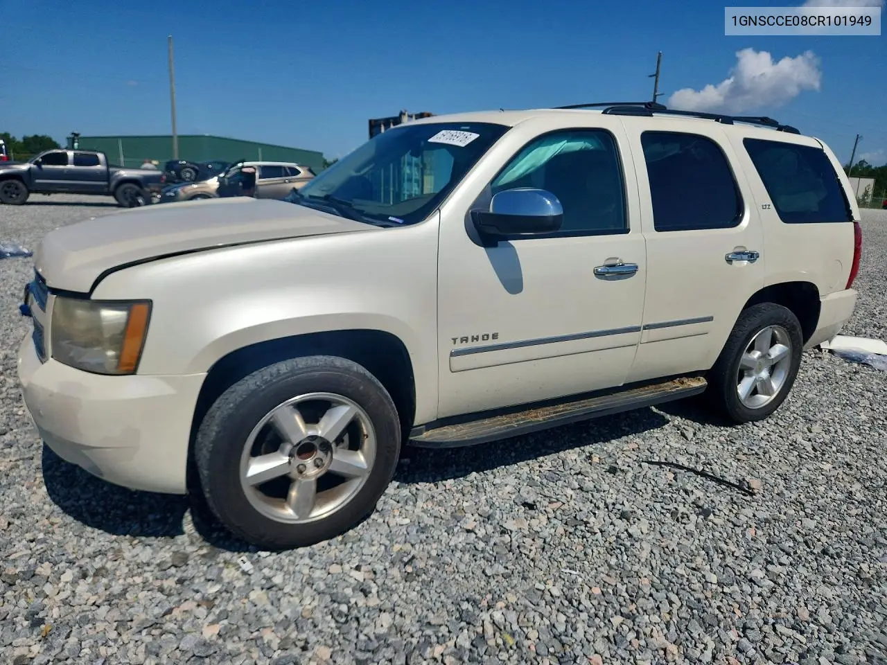 2012 Chevrolet Tahoe C1500 Ltz VIN: 1GNSCCE08CR101949 Lot: 59166916