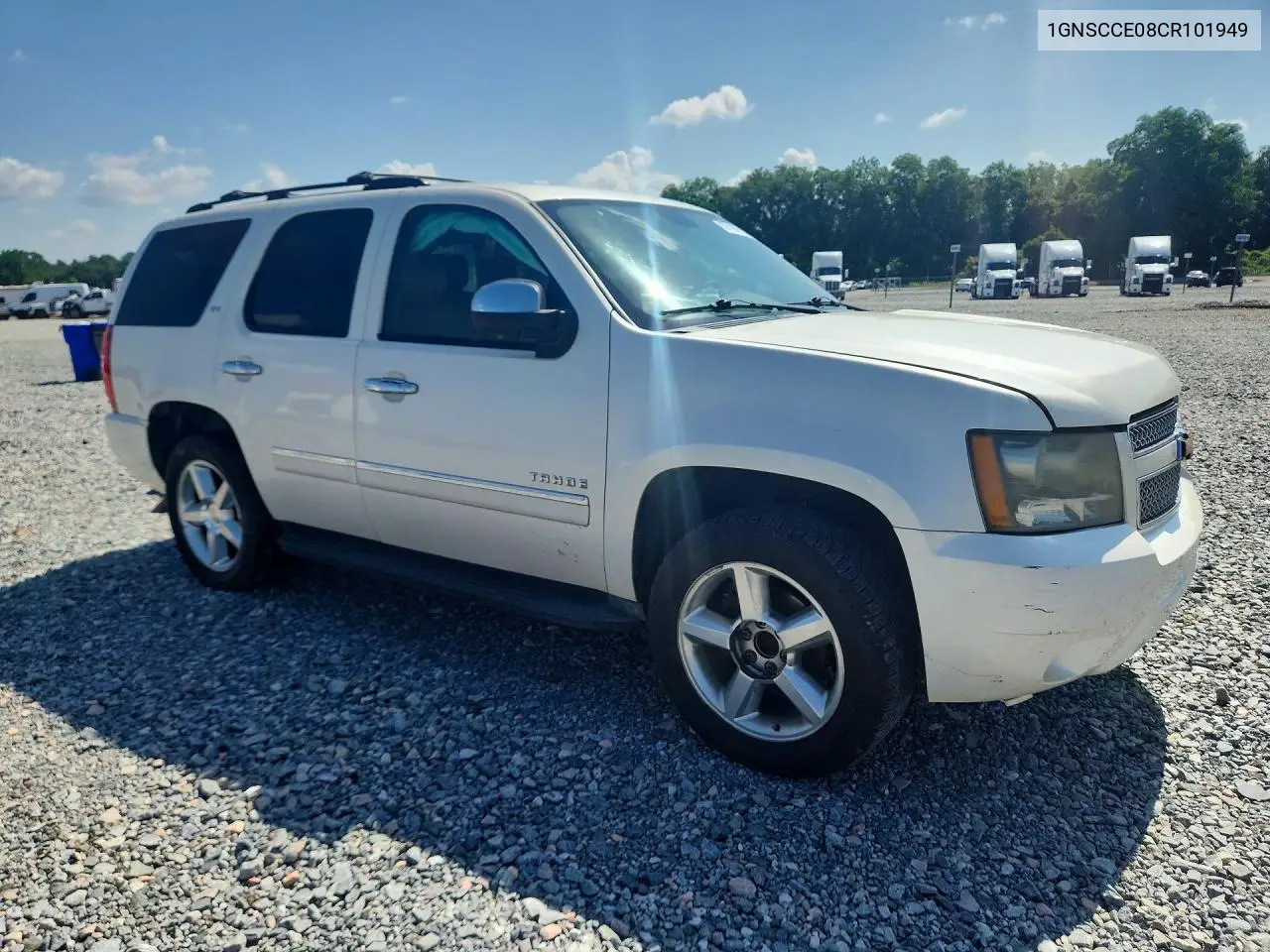 2012 Chevrolet Tahoe C1500 Ltz VIN: 1GNSCCE08CR101949 Lot: 59166916