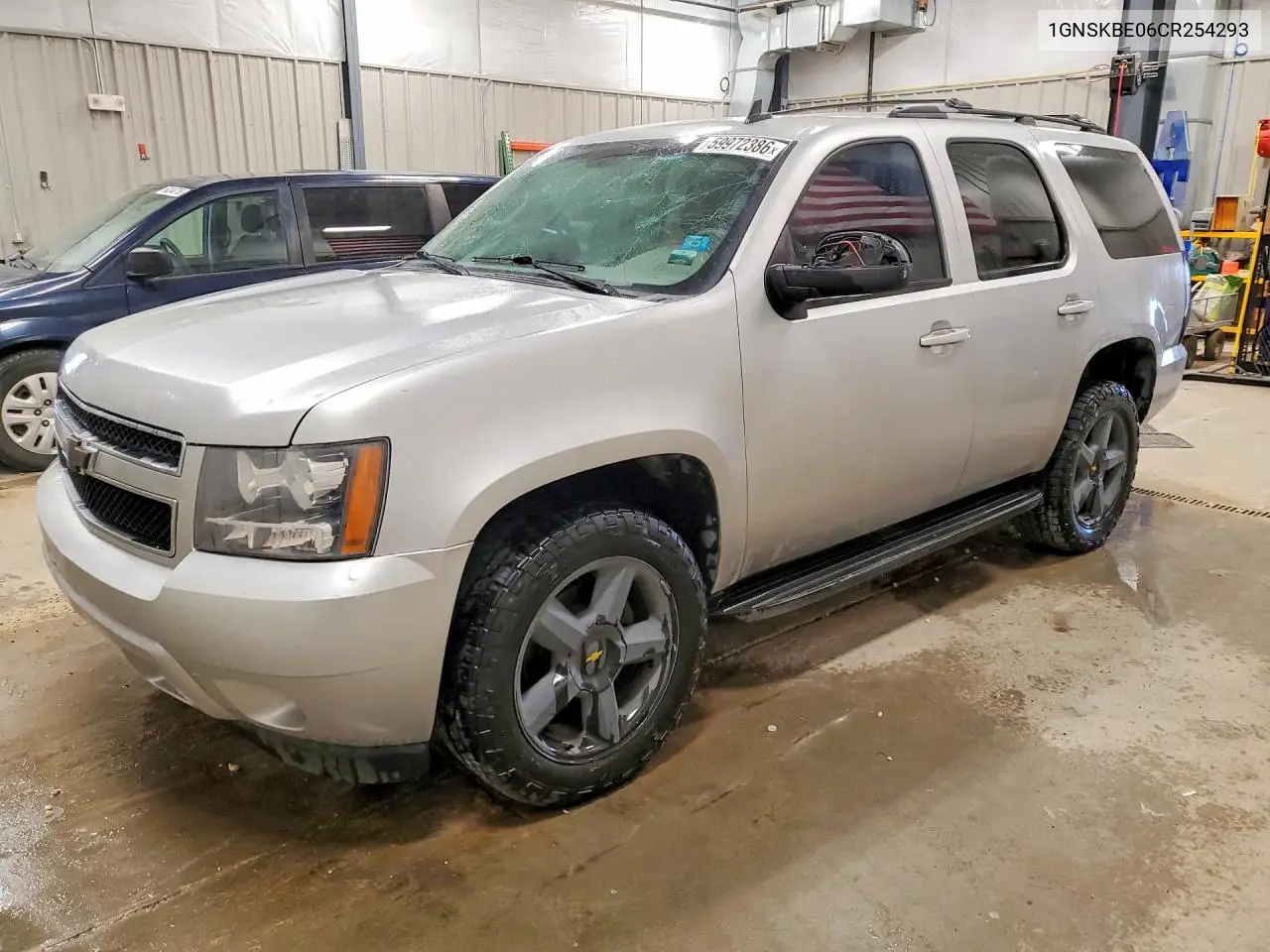 2012 Chevrolet Tahoe K1500 Lt VIN: 1GNSKBE06CR254293 Lot: 59972386