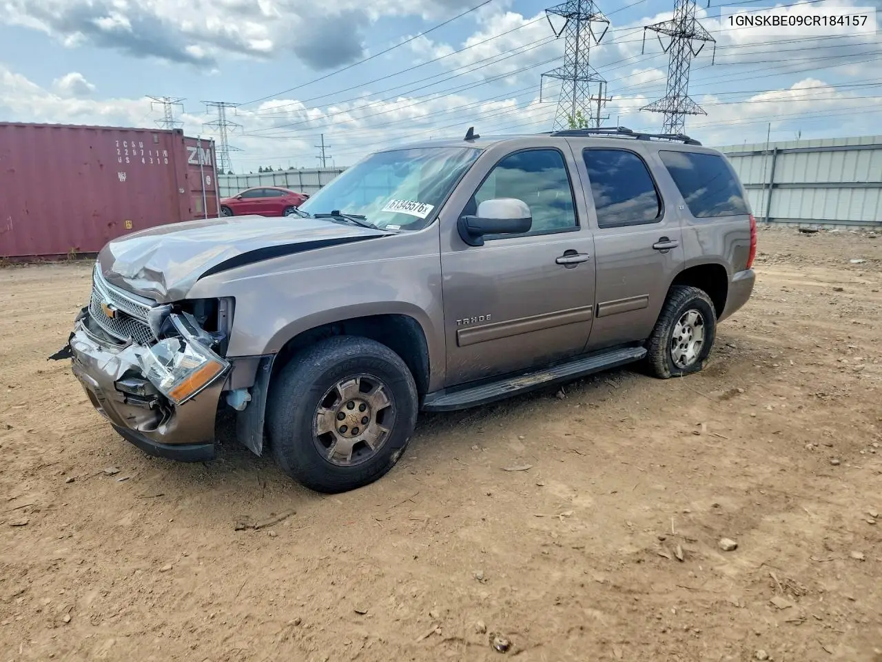 1GNSKBE09CR184157 2012 Chevrolet Tahoe K1500 Lt