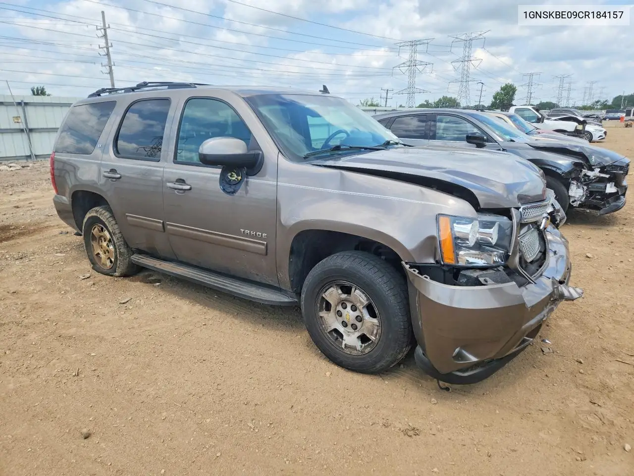 1GNSKBE09CR184157 2012 Chevrolet Tahoe K1500 Lt
