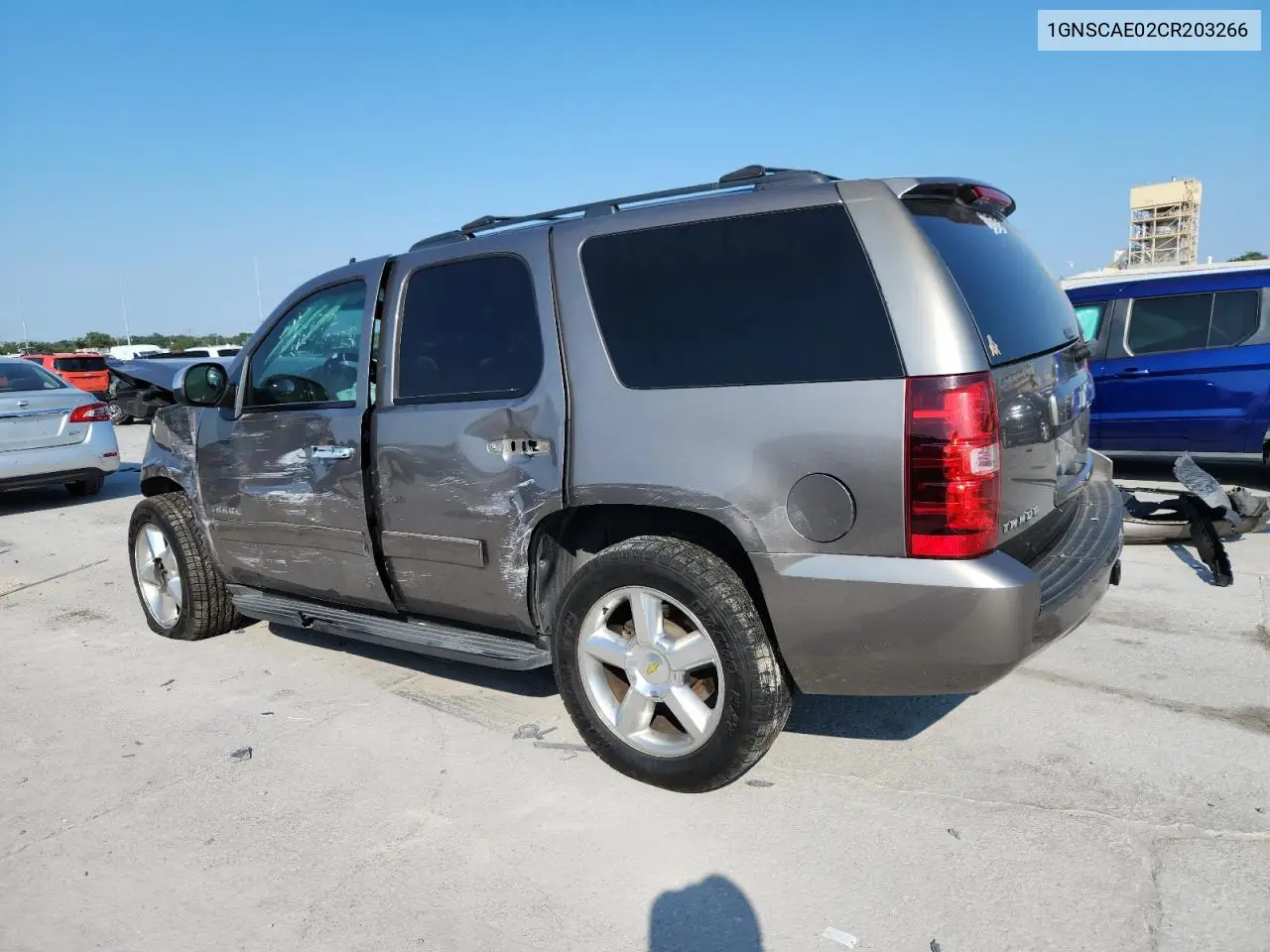 1GNSCAE02CR203266 2012 Chevrolet Tahoe C1500 Ls