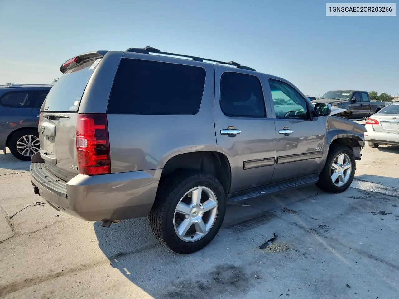 1GNSCAE02CR203266 2012 Chevrolet Tahoe C1500 Ls