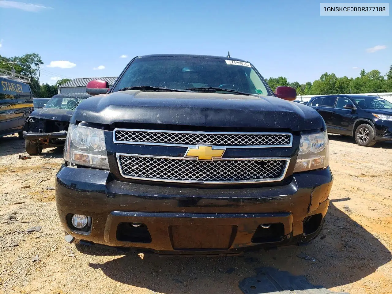 2013 Chevrolet Tahoe K1500 Ltz VIN: 1GNSKCE00DR377188 Lot: 57499676