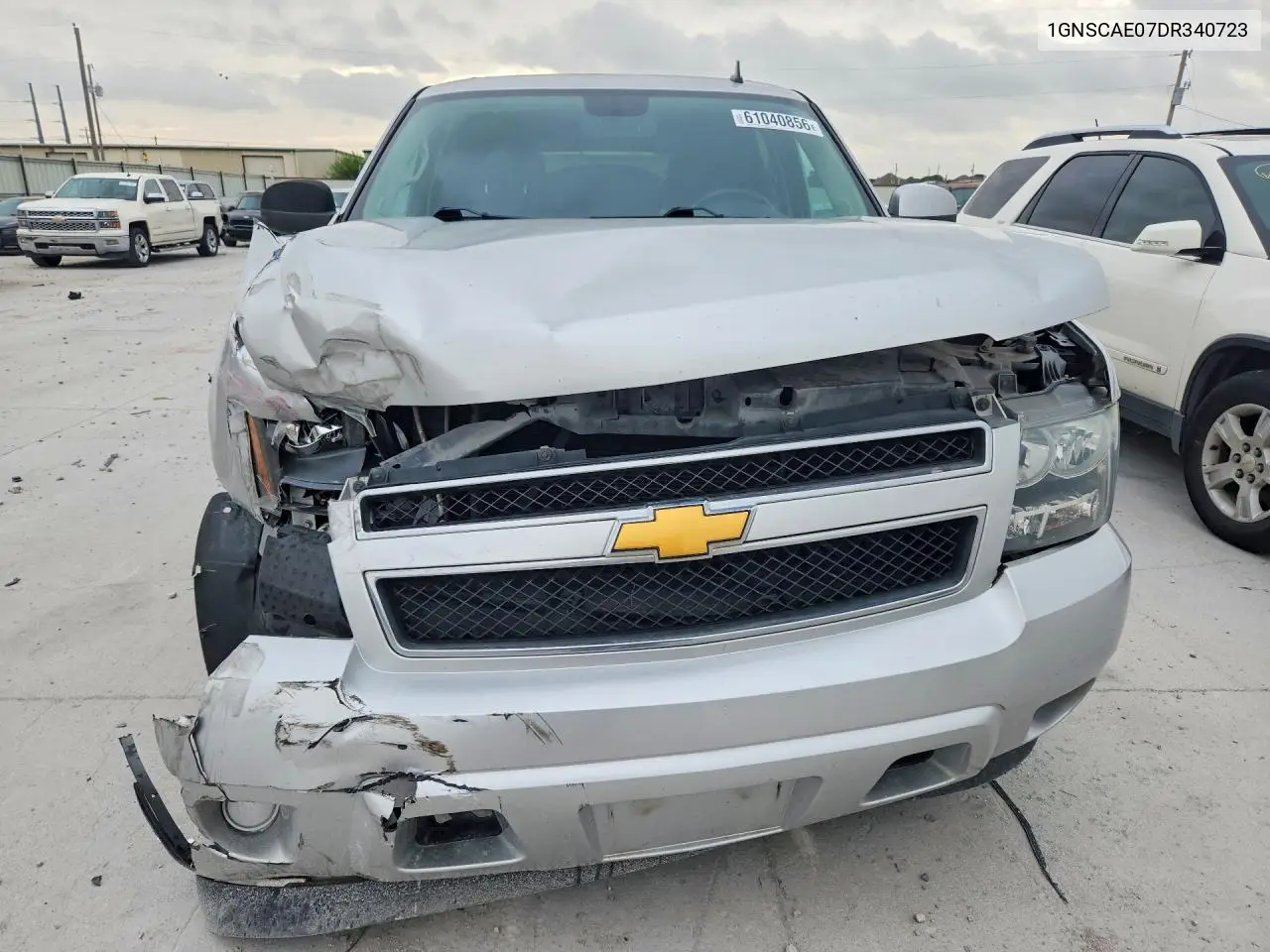 2013 Chevrolet Tahoe C1500 Ls VIN: 1GNSCAE07DR340723 Lot: 61040856