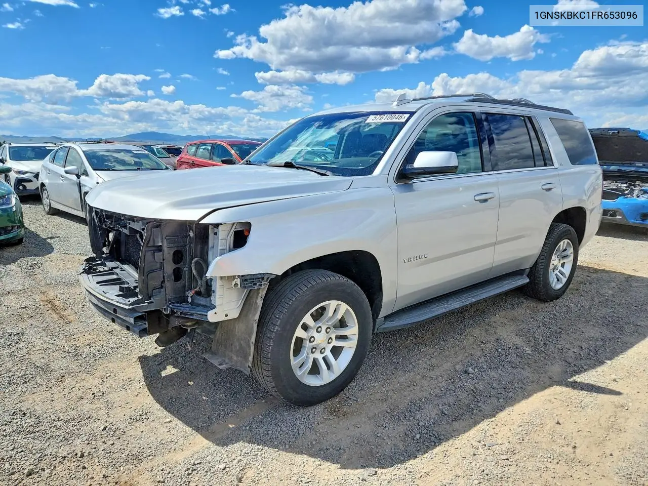 2015 Chevrolet Tahoe K1500 Lt VIN: 1GNSKBKC1FR653096 Lot: 57610046
