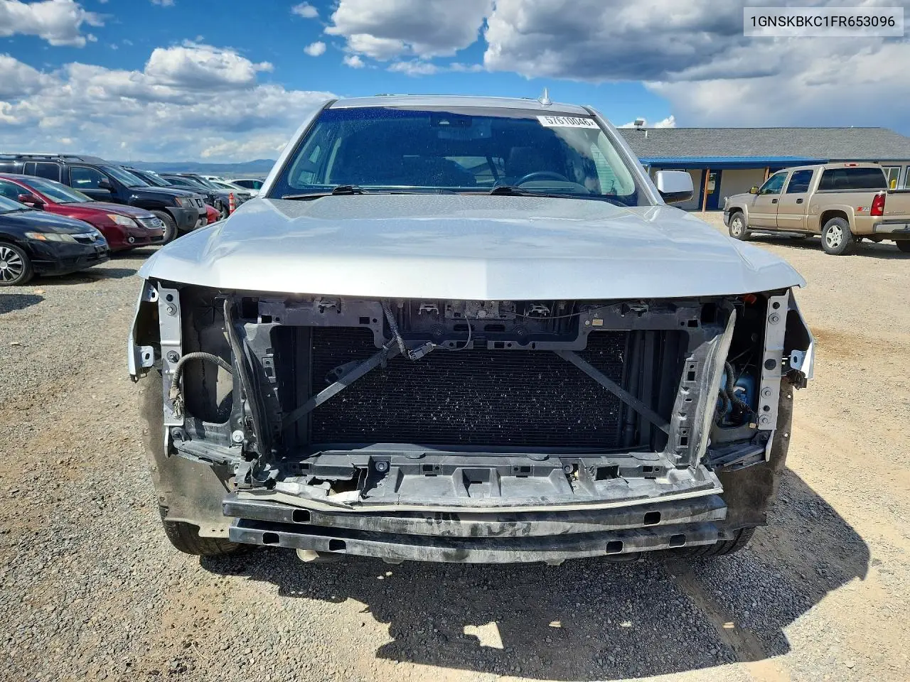 2015 Chevrolet Tahoe K1500 Lt VIN: 1GNSKBKC1FR653096 Lot: 57610046