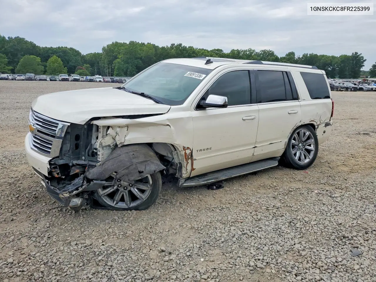 2015 Chevrolet Tahoe K1500 Ltz VIN: 1GNSKCKC8FR225399 Lot: 59091336