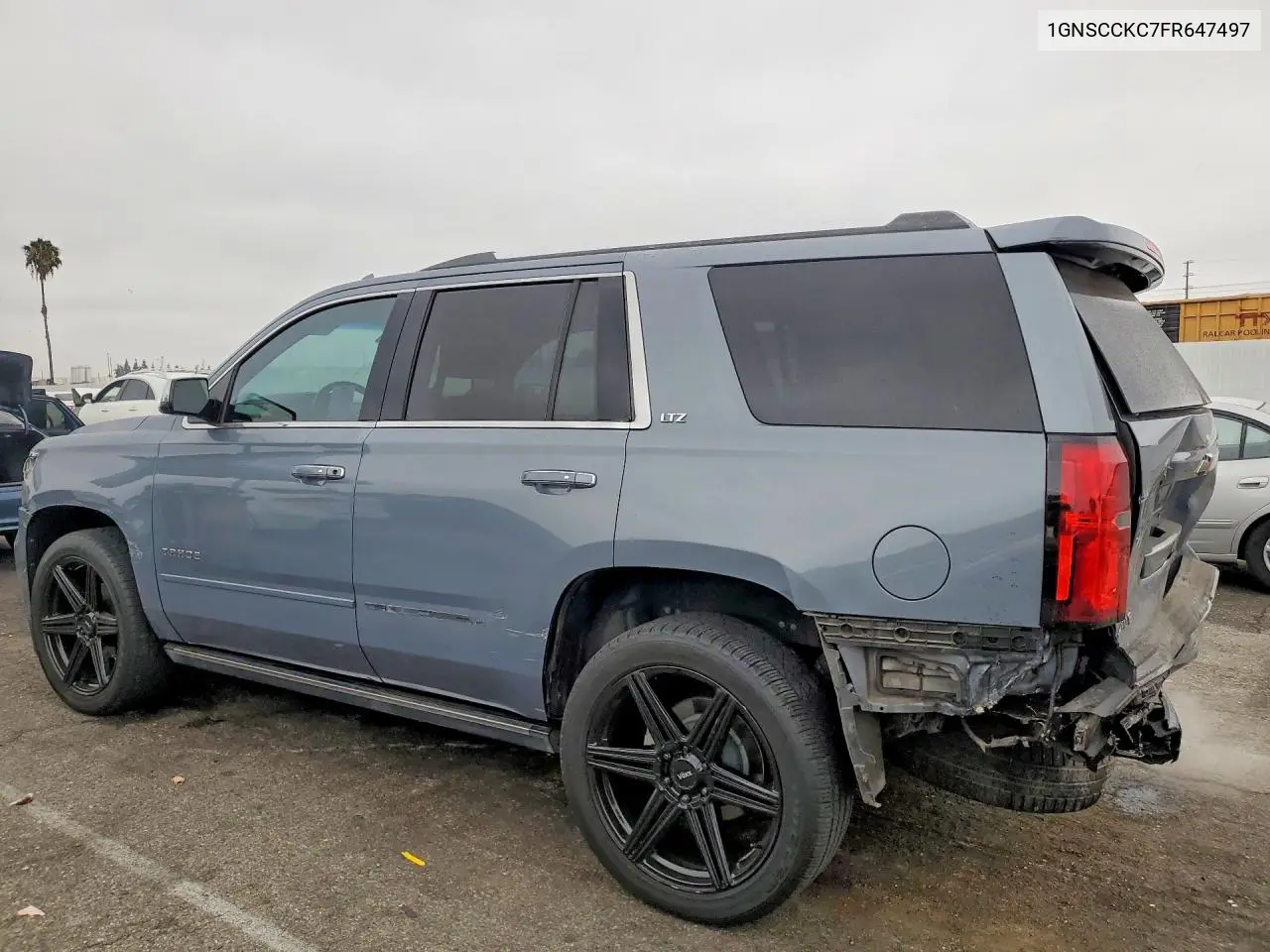 2015 Chevrolet Tahoe C1500 Ltz VIN: 1GNSCCKC7FR647497 Lot: 59383176