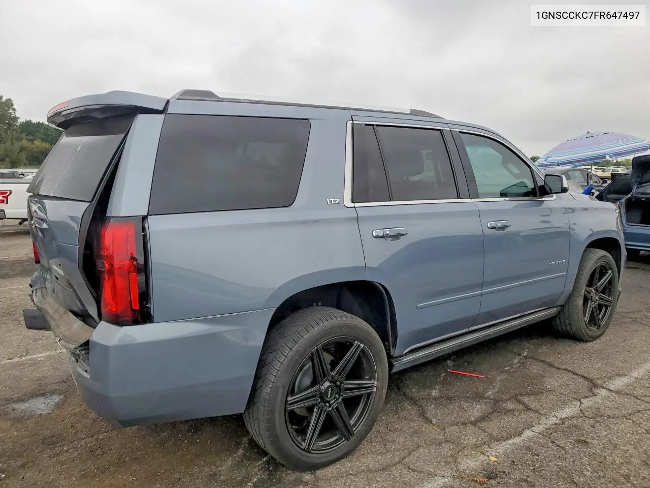 2015 Chevrolet Tahoe C1500 Ltz VIN: 1GNSCCKC7FR647497 Lot: 59383176