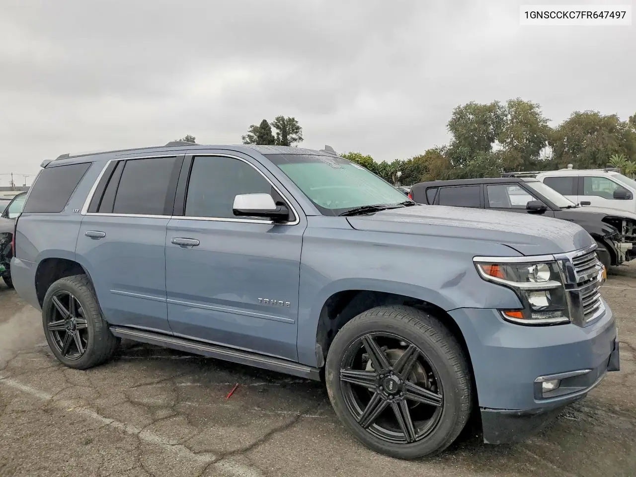 2015 Chevrolet Tahoe C1500 Ltz VIN: 1GNSCCKC7FR647497 Lot: 59383176