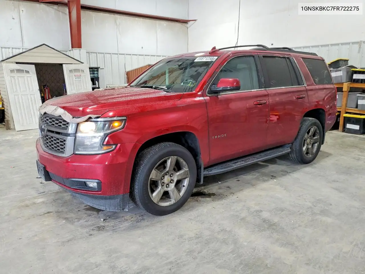 2015 Chevrolet Tahoe K1500 Lt VIN: 1GNSKBKC7FR722275 Lot: 59871256