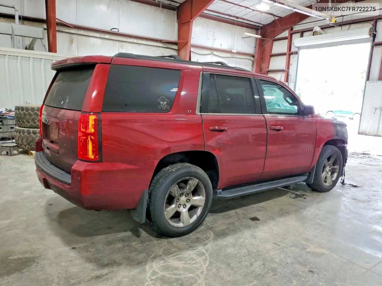 2015 Chevrolet Tahoe K1500 Lt VIN: 1GNSKBKC7FR722275 Lot: 59871256