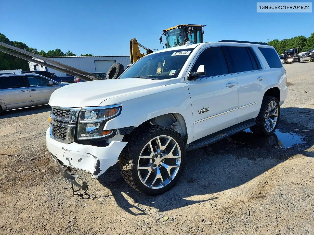 2015 Chevrolet Tahoe C1500 Lt VIN: 1GNSCBKC1FR704822 Lot: 60246936