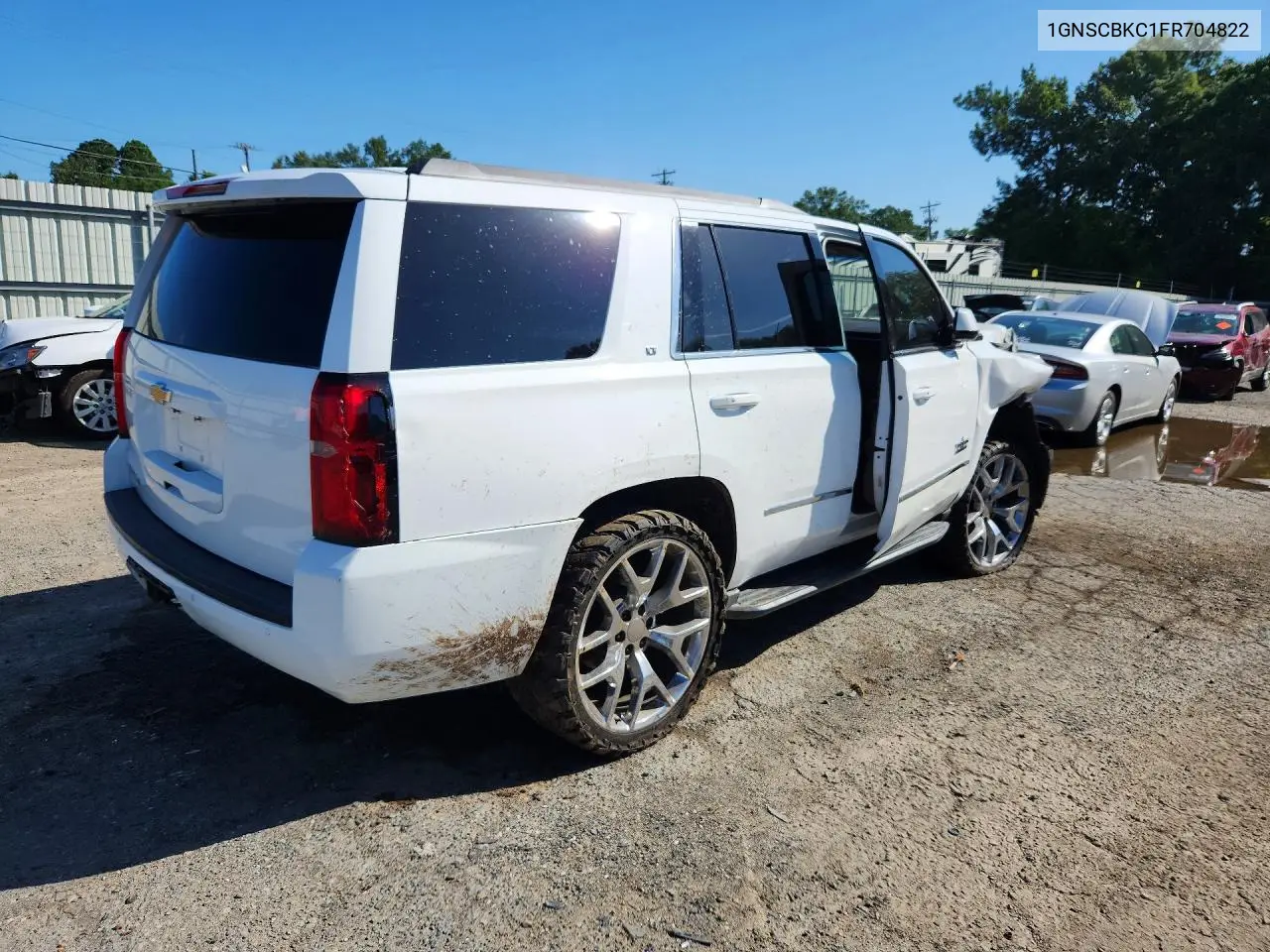 2015 Chevrolet Tahoe C1500 Lt VIN: 1GNSCBKC1FR704822 Lot: 60246936