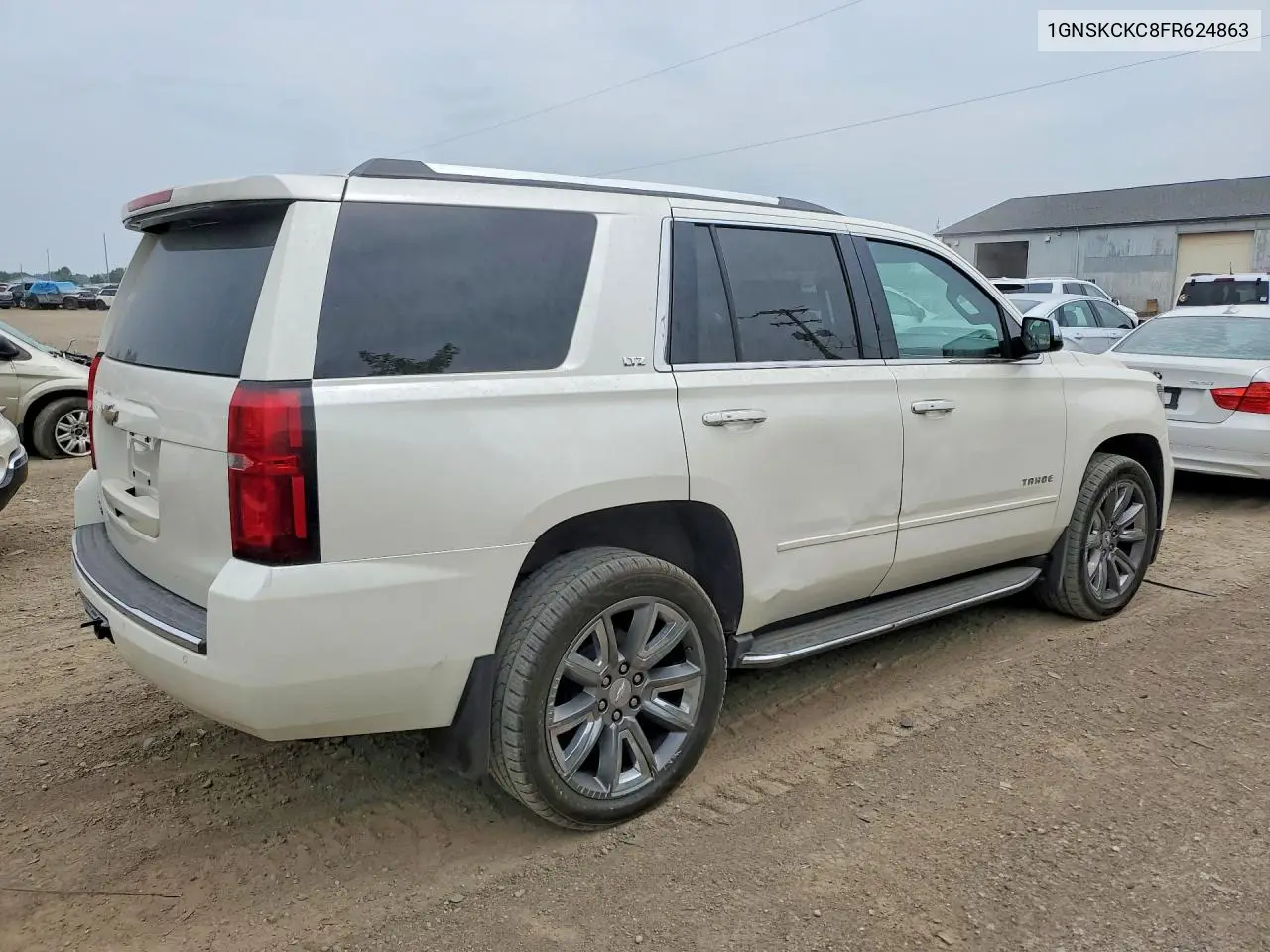 2015 Chevrolet Tahoe K1500 Ltz VIN: 1GNSKCKC8FR624863 Lot: 60709646