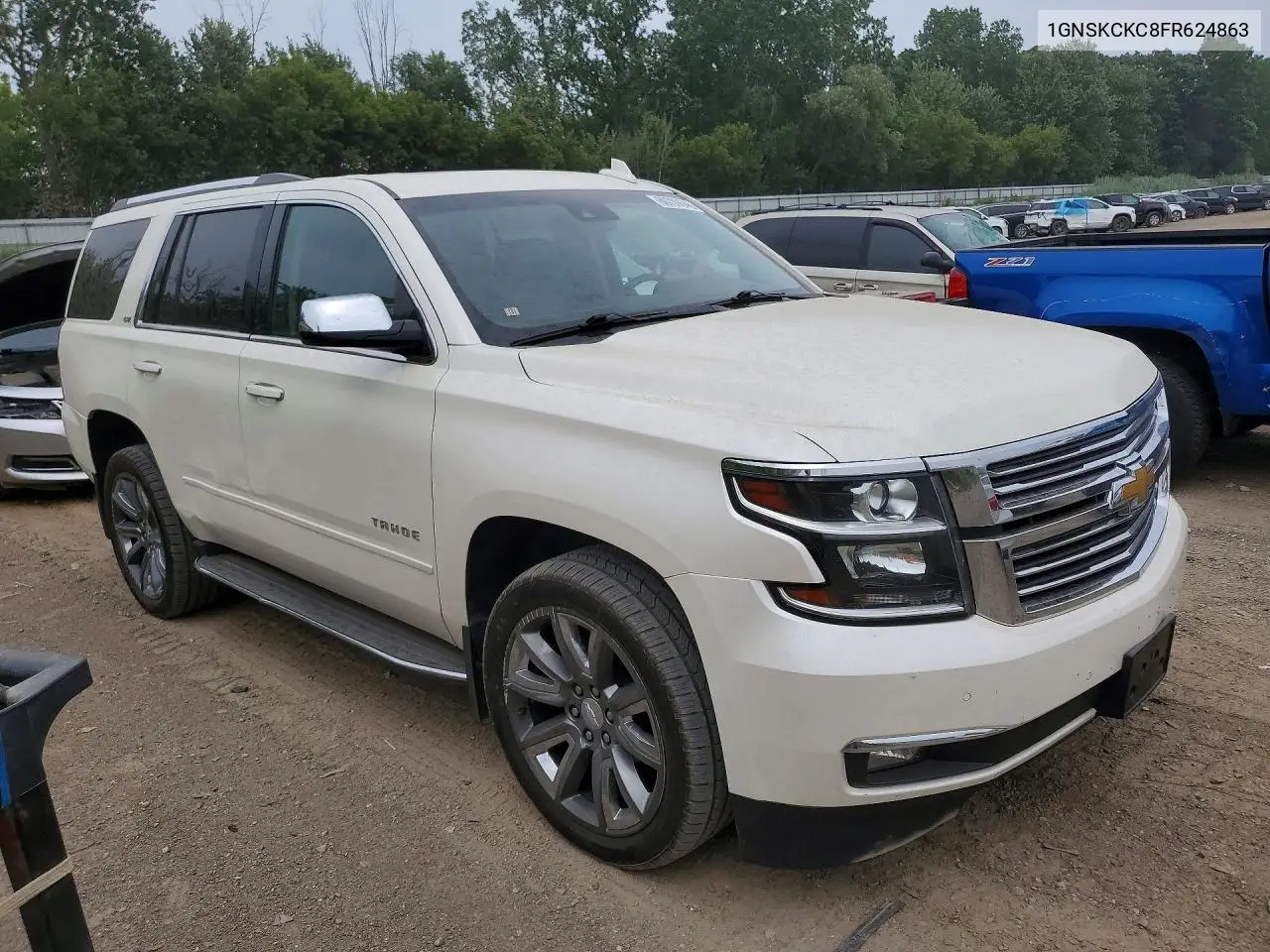 2015 Chevrolet Tahoe K1500 Ltz VIN: 1GNSKCKC8FR624863 Lot: 60709646