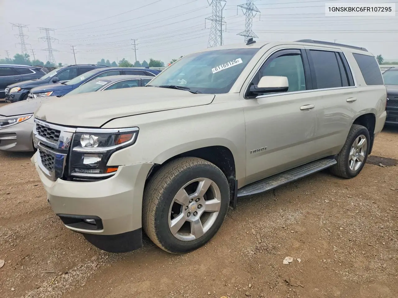 2015 Chevrolet Tahoe K1500 Lt VIN: 1GNSKBKC6FR107295 Lot: 61169126