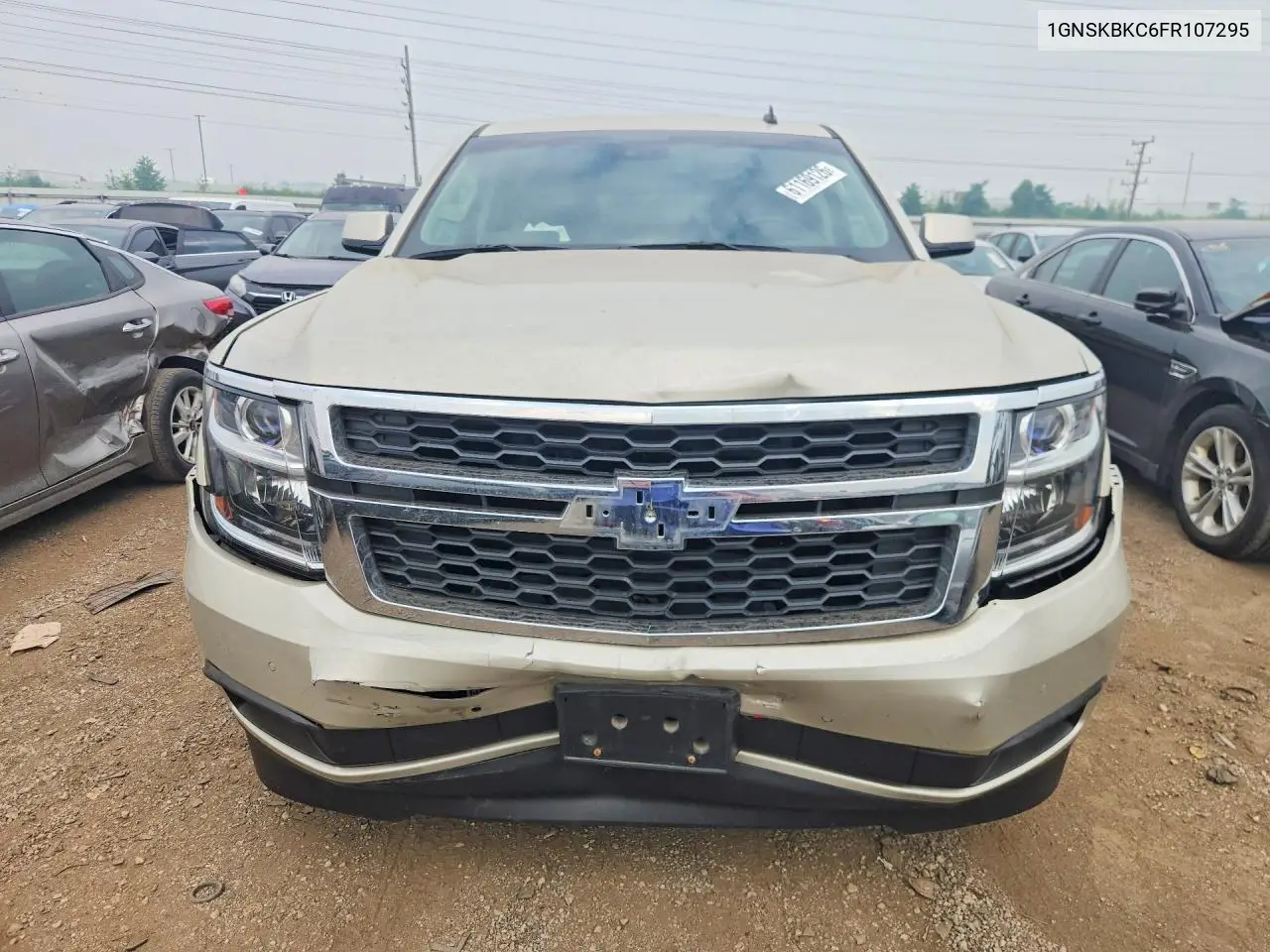 2015 Chevrolet Tahoe K1500 Lt VIN: 1GNSKBKC6FR107295 Lot: 61169126