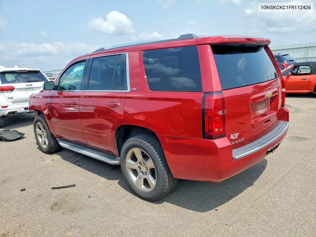 2015 Chevrolet Tahoe K1500 Ltz VIN: 1GNSKCKC1FR112426 Lot: 61585696
