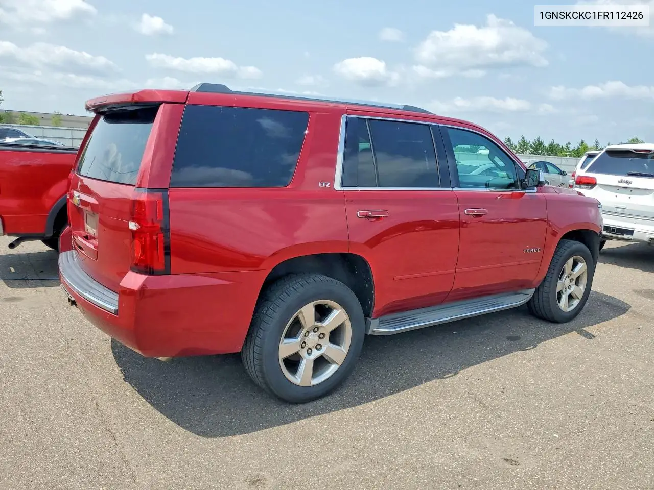 2015 Chevrolet Tahoe K1500 Ltz VIN: 1GNSKCKC1FR112426 Lot: 61585696
