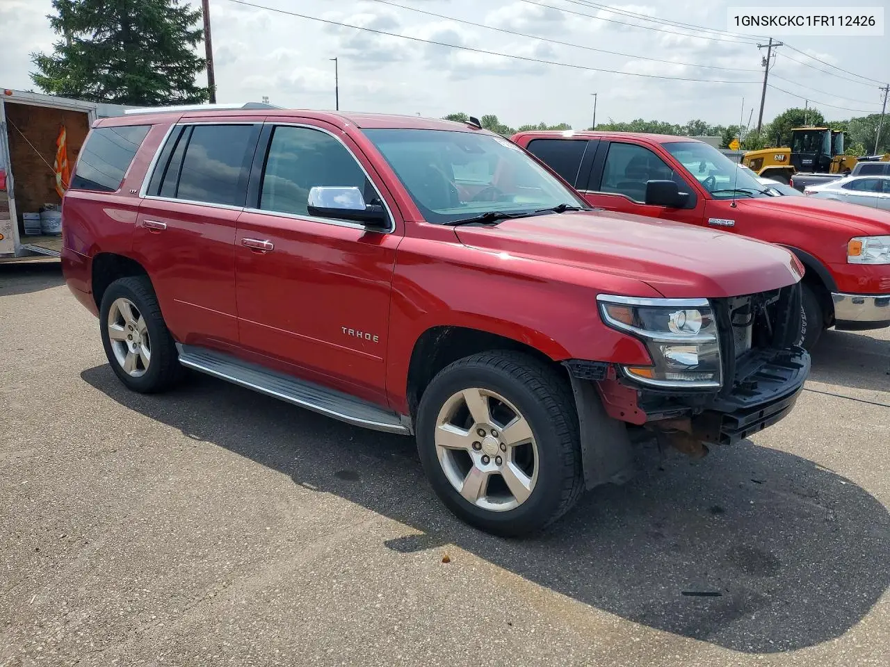 2015 Chevrolet Tahoe K1500 Ltz VIN: 1GNSKCKC1FR112426 Lot: 61585696