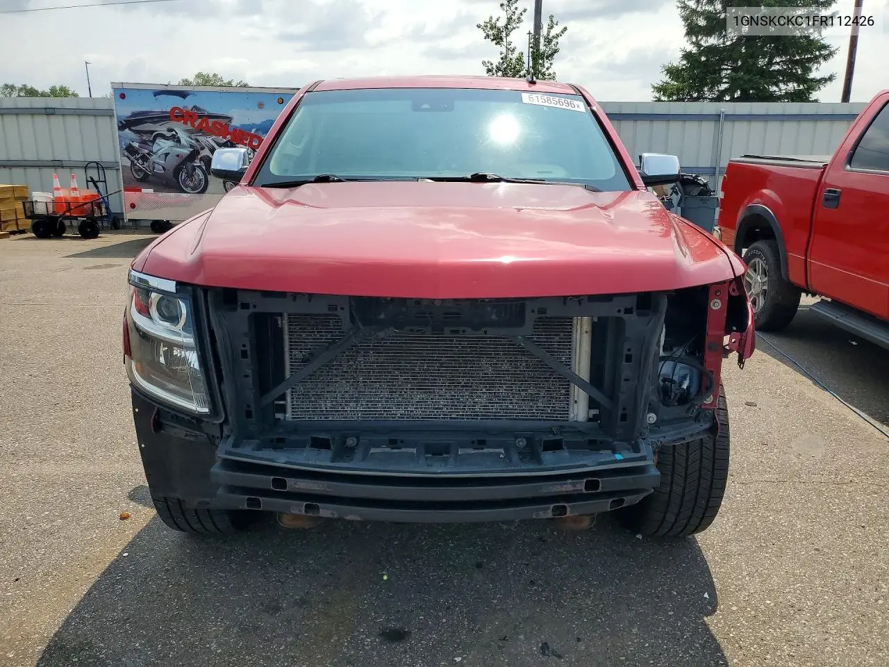 2015 Chevrolet Tahoe K1500 Ltz VIN: 1GNSKCKC1FR112426 Lot: 61585696
