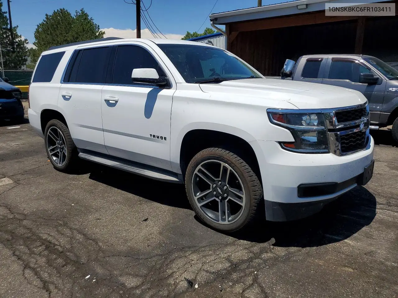 2015 Chevrolet Tahoe K1500 Lt VIN: 1GNSKBKC6FR103411 Lot: 61756026
