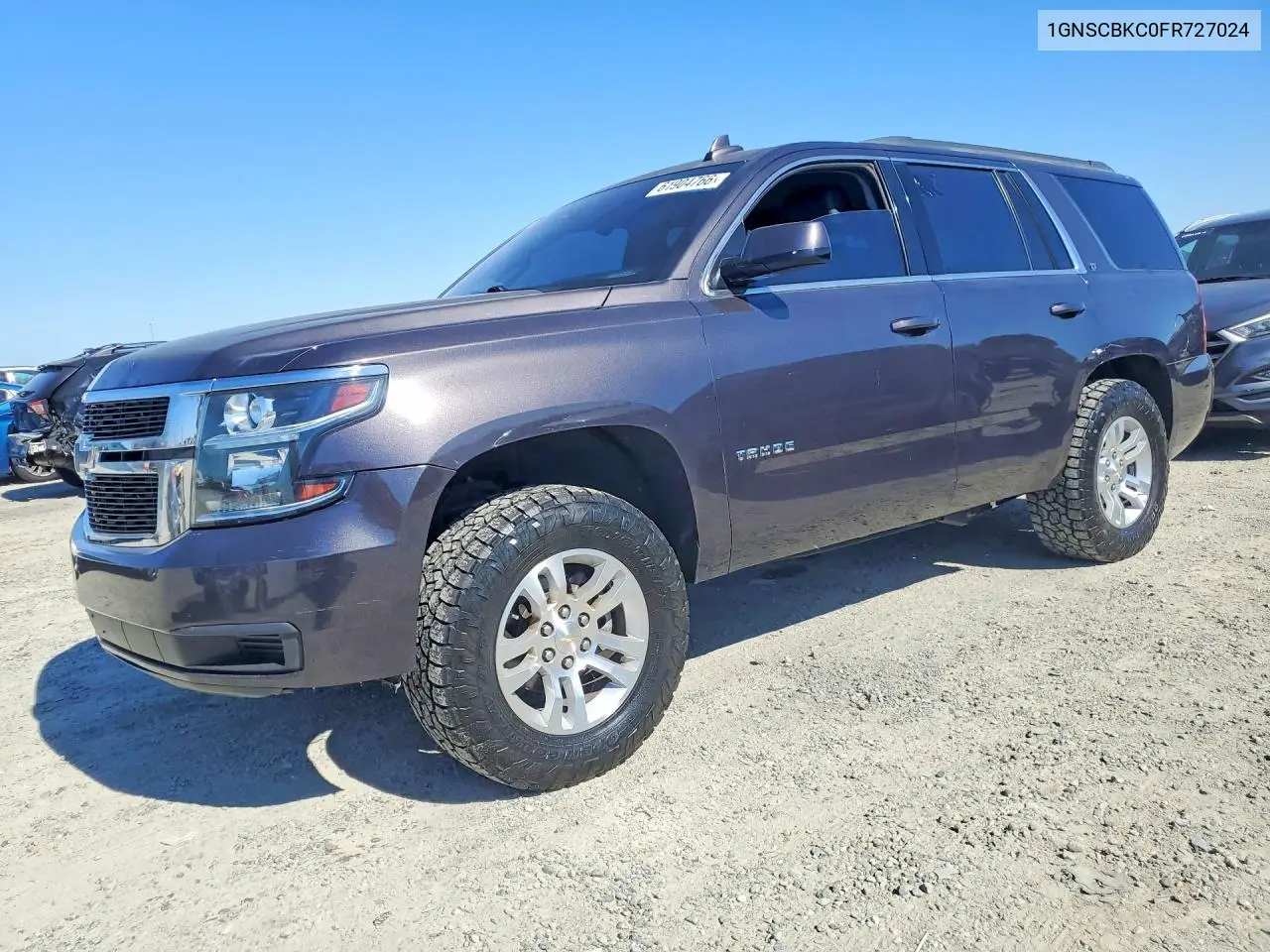 2015 Chevrolet Tahoe C1500 Lt VIN: 1GNSCBKC0FR727024 Lot: 61904766