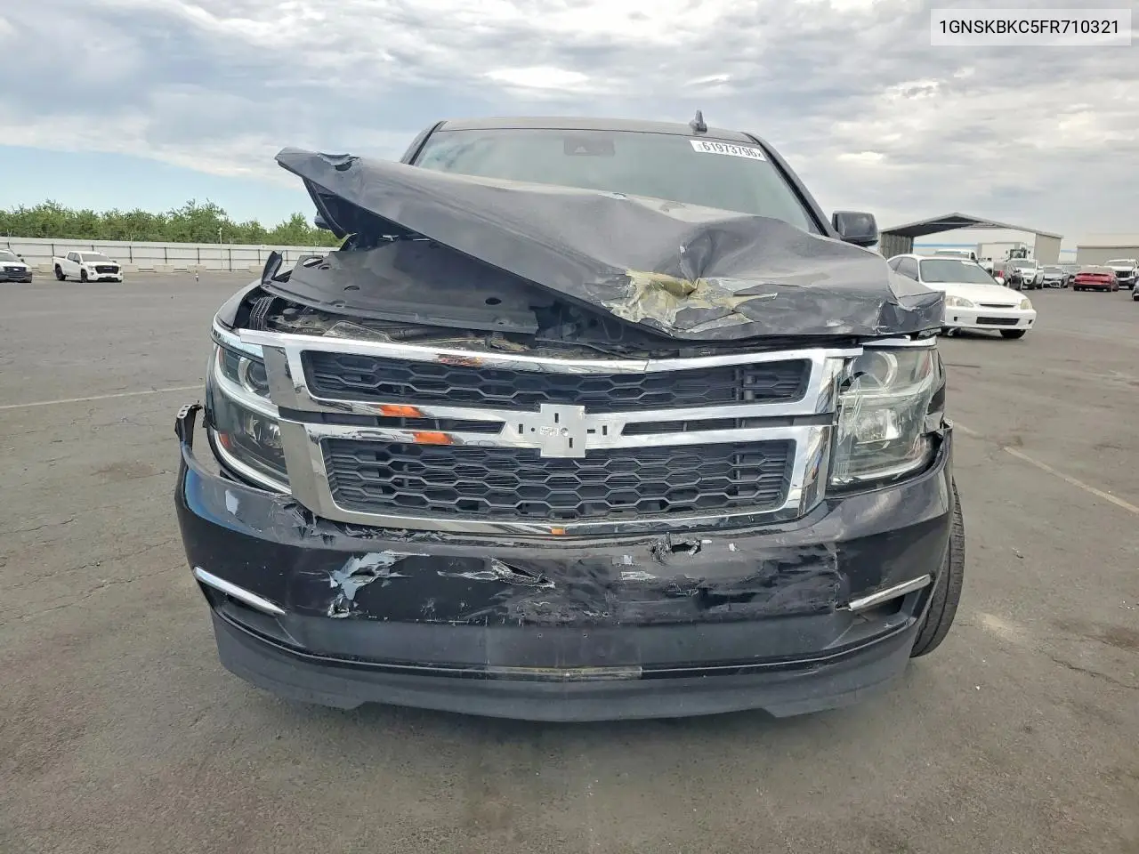 2015 Chevrolet Tahoe K1500 Lt VIN: 1GNSKBKC5FR710321 Lot: 61973796