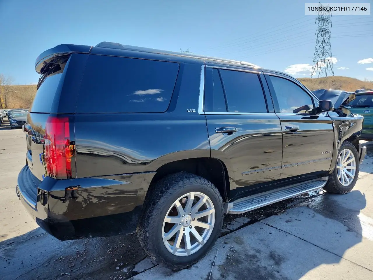 2015 Chevrolet Tahoe K1500 Ltz VIN: 1GNSKCKC1FR177146 Lot: 91642755