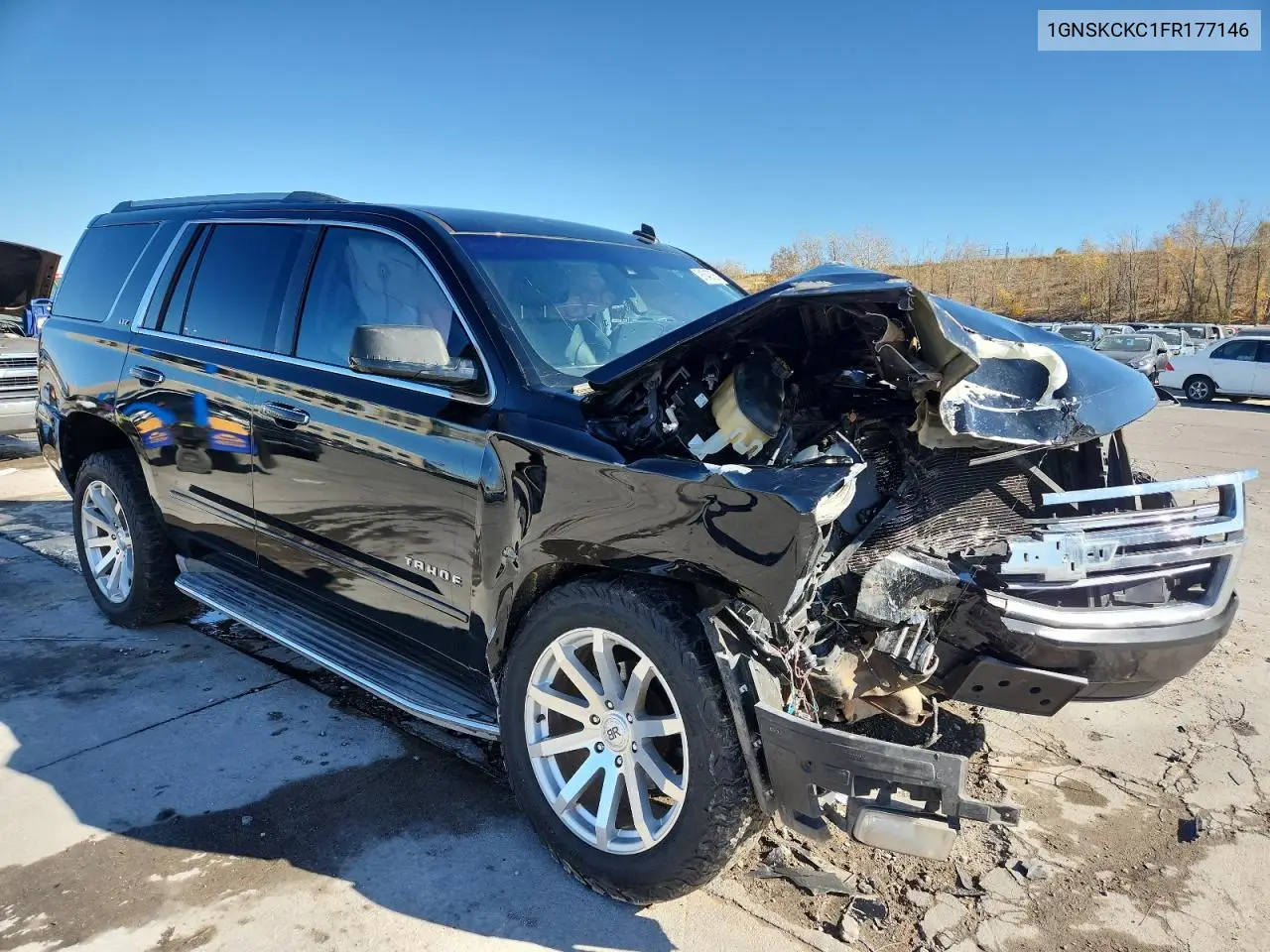 2015 Chevrolet Tahoe K1500 Ltz VIN: 1GNSKCKC1FR177146 Lot: 91642755