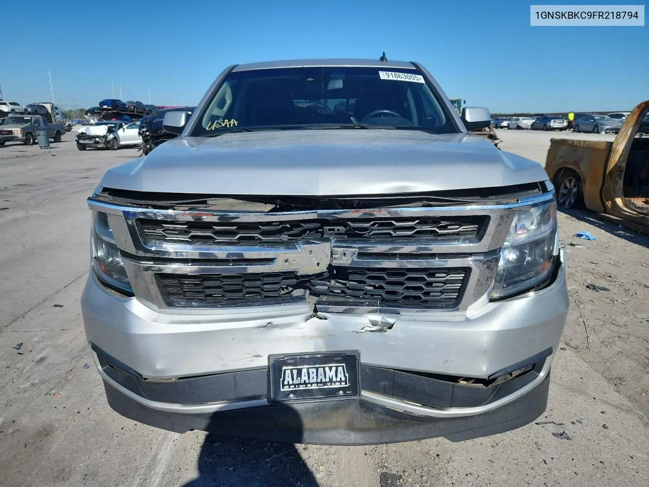 1GNSKBKC9FR218794 2015 Chevrolet Tahoe K1500 Lt